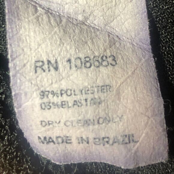 Vintage Paradyz Blouse XL Off Shoulder Long Sleeve Floral Flowy - Picture 6 of 10